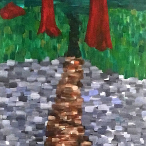 Waterfall Staircase at Kylemore Abbey by Francesca Bandino, Image 1.