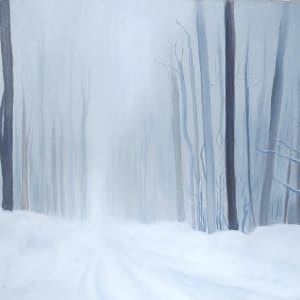 Variegated Forest in Winter by Artist: Sandra Mucha