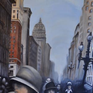 City Fog 1920 by Artist: Sandra Mucha