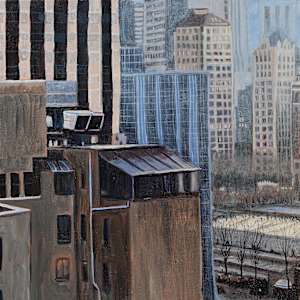 Warp, Weft, and Water Tower by Sandra M.  Mucha, Image 1.