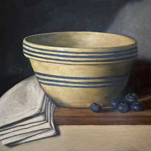 Blueberries & Bowl by Amy Mills, Image 1.