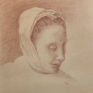 Mastercopy in Red Chalk by Amy Mills, Image 1.