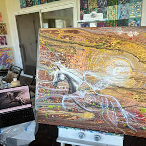 Cosmic Fire Horse by Laura McClanahan, Image 6.