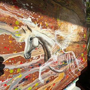 Cosmic Fire Horse by Laura McClanahan, Image 5.