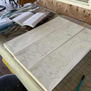 Elemental Harmony (triptych) by Laura McClanahan, Image 1.
