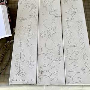 Elemental Harmony (triptych) by Laura McClanahan, Image 2.
