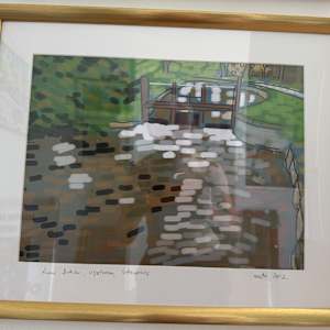 River Dikler, Upstream, Cotswolds by Martin Briggs 