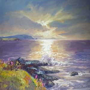 Evening Light, Treyarnon by Melanie Cambridge, Image 1.