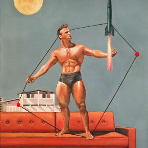 To the Moon and Beyond by Bradley Leslie Art