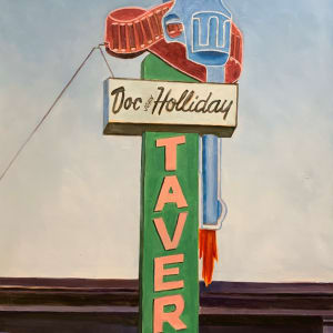 Doc Holiday Tavern by Bradley Leslie Art