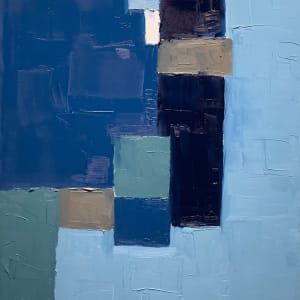 Blue City by Bradley Leslie Art