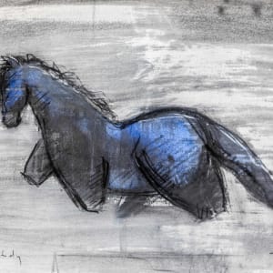 Blue Graphite Equine by Thomas Bucich