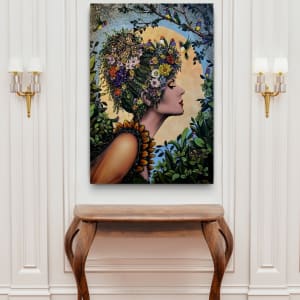 Lady Gouldian, by Juju Bartush by Juju Bartush 
