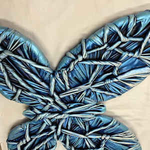 "Blue Butterfly" by Juju Bartush, Image 4.