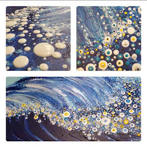 "Wave of Dots" by Juju Bartush 