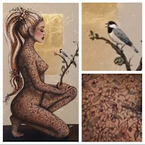 "Conversations with a Friend " by Juju Bartush, Image 2.