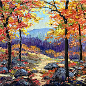 Autumn Gem by Schaefer/Miles Fine Art Inc. Kevin D. Miles & Wendy Sue Schaefer-Miles