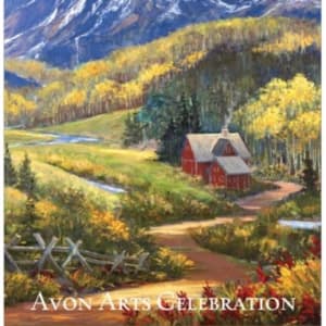 Avon Arts Celebration Poster 2020 by Kevin D. Miles & Wendy Sue Schaefer Miles