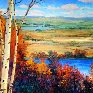 High on a Ridgetop (Buena Vista) Oil 24"x36" by Schaefer/Miles Fine Art Inc. Kevin D. Miles & Wendy Sue Schaefer-Miles