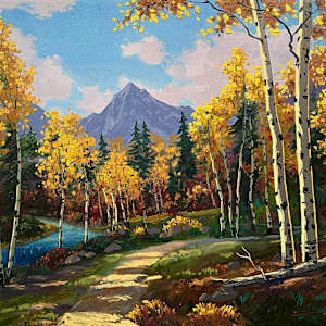 Chasing the Gold by Schaefer/Miles Fine Art Inc. Kevin D. Miles & Wendy Sue Schaefer-Miles