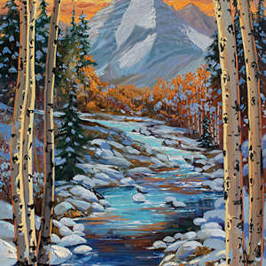 Fire and Ice by Schaefer/Miles Fine Art Inc. Kevin D. Miles & Wendy Sue Schaefer-Miles