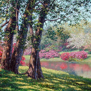 Floral Paradise #1 by Schaefer/Miles Fine Art Inc. Kevin D. Miles & Wendy Sue Schaefer-Miles