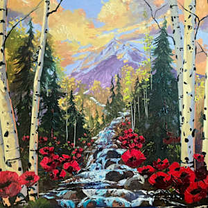 Poppies Flow Through It by Schaefer/Miles Fine Art Inc. Kevin D. Miles & Wendy Sue Schaefer-Miles, Image 1.