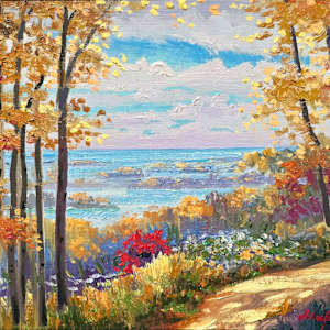 Romantic Autumn Overlook by Schaefer/Miles Fine Art Inc. Kevin D. Miles & Wendy Sue Schaefer-Miles