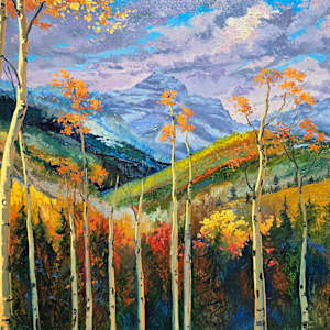 Telluride Gold by Schaefer/Miles Fine Art Inc. Kevin D. Miles & Wendy Sue Schaefer-Miles