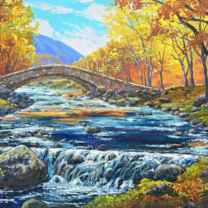 Rock Creek Park by Schaefer/Miles Fine Art Inc. Kevin D. Miles & Wendy Sue Schaefer-Miles, Image 1.