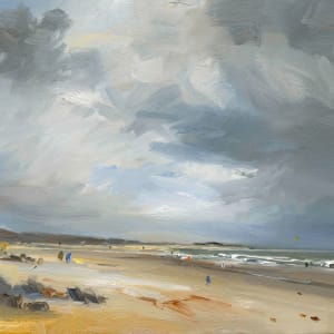A Summer's Day on the Beach at Brancaster by David Atkins