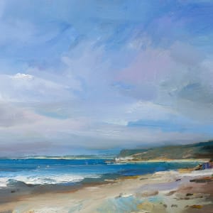 High tide Ringstead Bay by David Atkins