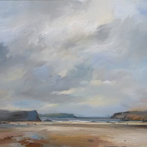 Trevone Beach on a Day in the Spring by David Atkins