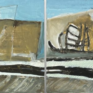 Study for Fictional Legacy Painting by Paddy Lamb