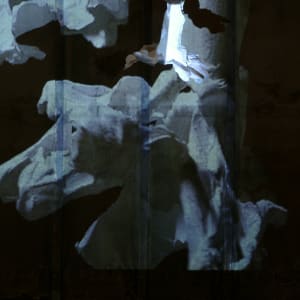 Reaper, Binder, Reinventor by Paddy Lamb  Image: Detail from the exhibition "Dissecting Identities", Art Gallery of Grande Prairie, February 2022.