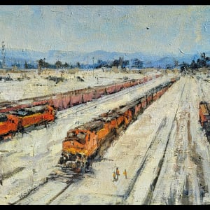 Whitefish Trainyard by Donald Yatomi