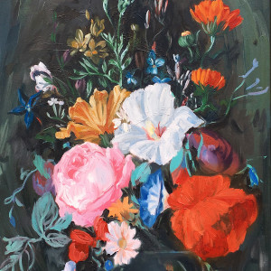 Dutch flower study by Yvonne East