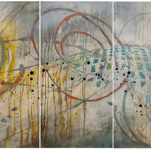 We're In This Together (Triptych) by Lynette Ubel