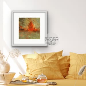 Autumn Returned by Jackie Begue  Image: Framed in situ