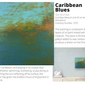 Caribbean Blues by Jackie Begue 