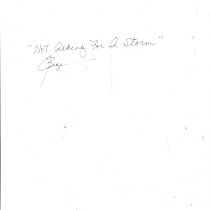 Not Asking For A Storm by Jackie Begue 
