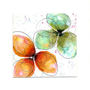 Somewhere You Feel Free by Jackie Begue  Image: Showing surrounding mat.