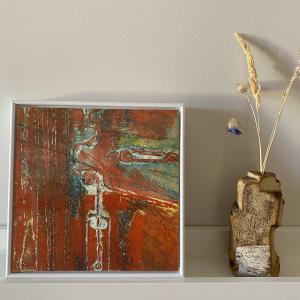 Collagraph Study #2 by Victoria Johns Art  Image: Original Collagraph Print in situ