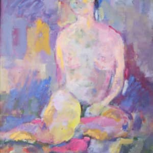 Seated Woman by Lyn Laver-Ahmat