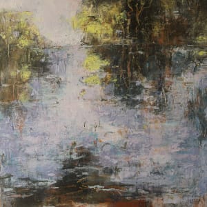 Wattle on the Water by Lyn Laver-Ahmat