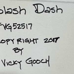 Splash Dash by Vicky Gooch  Image: Painting Back Copyright Notice