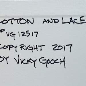 Cotton and Lace by Vicky Gooch  Image: Painting Back Copyright Notice
