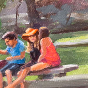 Idle Talk by Vicky Gooch  Image: Paint Detail