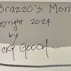 De Brazza's Monkey by Vicky Gooch  Image: Painting Back Copyright Notice