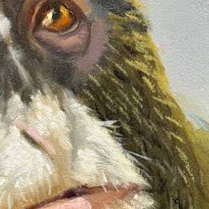 De Brazza's Monkey by Vicky Gooch  Image: Paint Detail